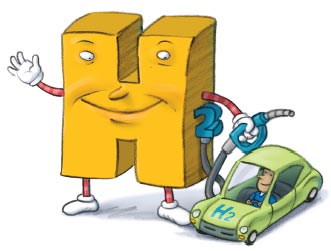 Hydrogen cartoon