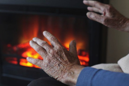 Warming by the fire