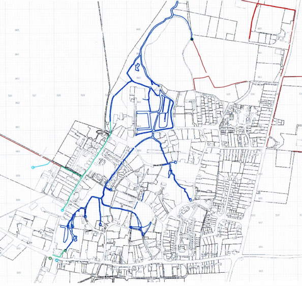 map of streams